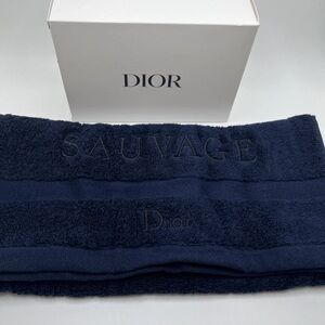 Dior Navy Blue Face Towel (015)